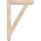 Ekena Millwork Traditional Craftsman Smooth Bracket w/ Offset Brace, Douglas Fir, 5 1/2"W x 24"D x 36"H BKT0604X24X36TRA04SDF - alternate 4